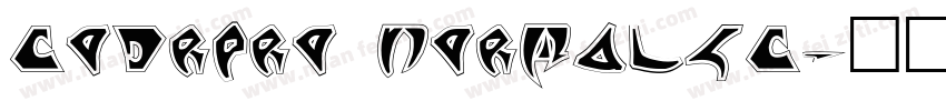 CodrPro NormalLC字体转换